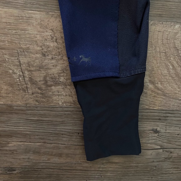 Equine Couture Blakely Knee Patch Breeches Contrast Saddle Stitch Horse Size 30 - Picture 2 of 9